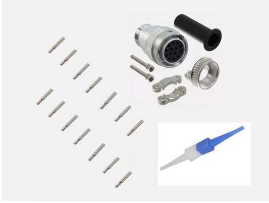 14 Pin Female Connector Kit - Attachment Side - For Bobcat®, John Deere®, Takeuchi® and New Holland®